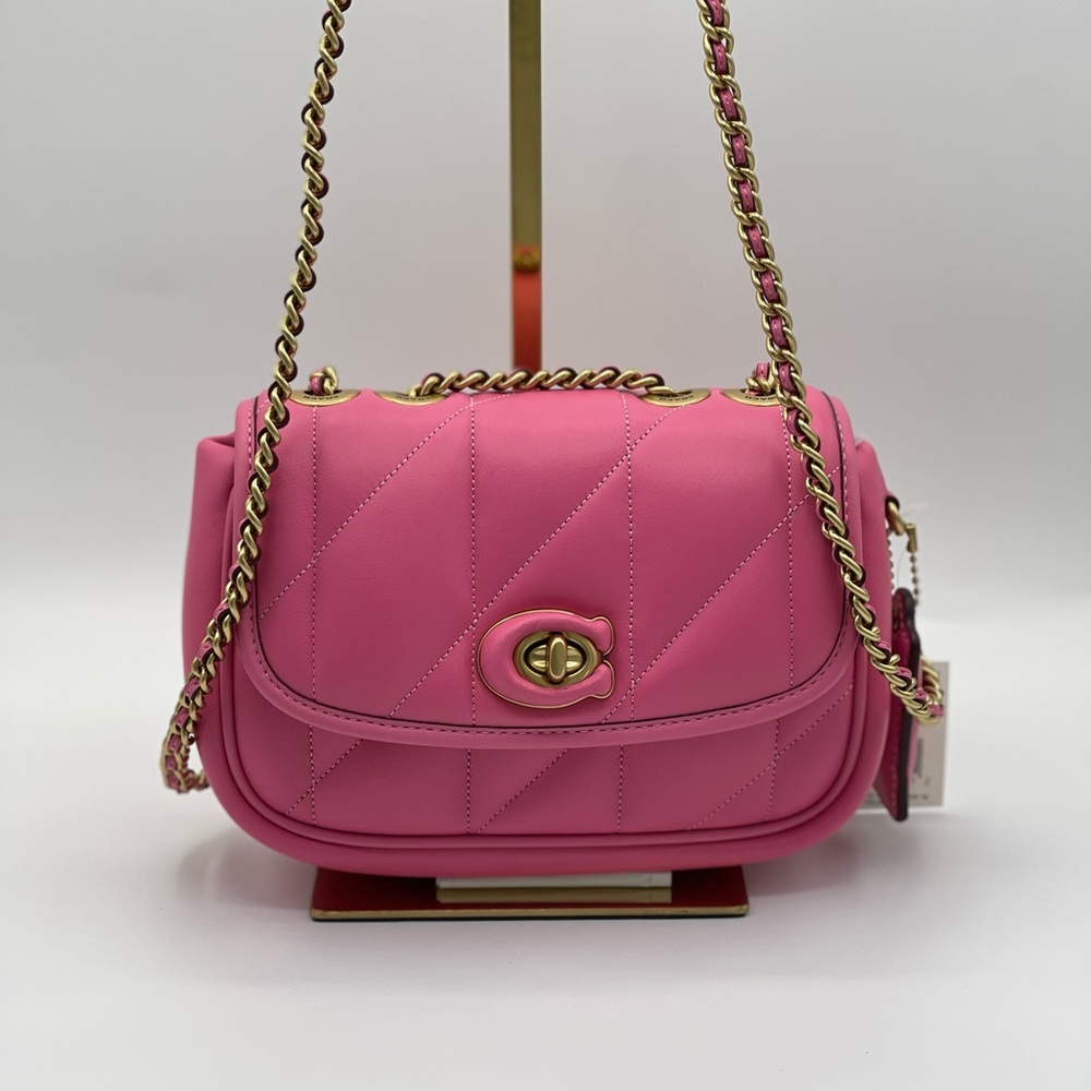 New!! COACH Quilted Pillow Madison 18